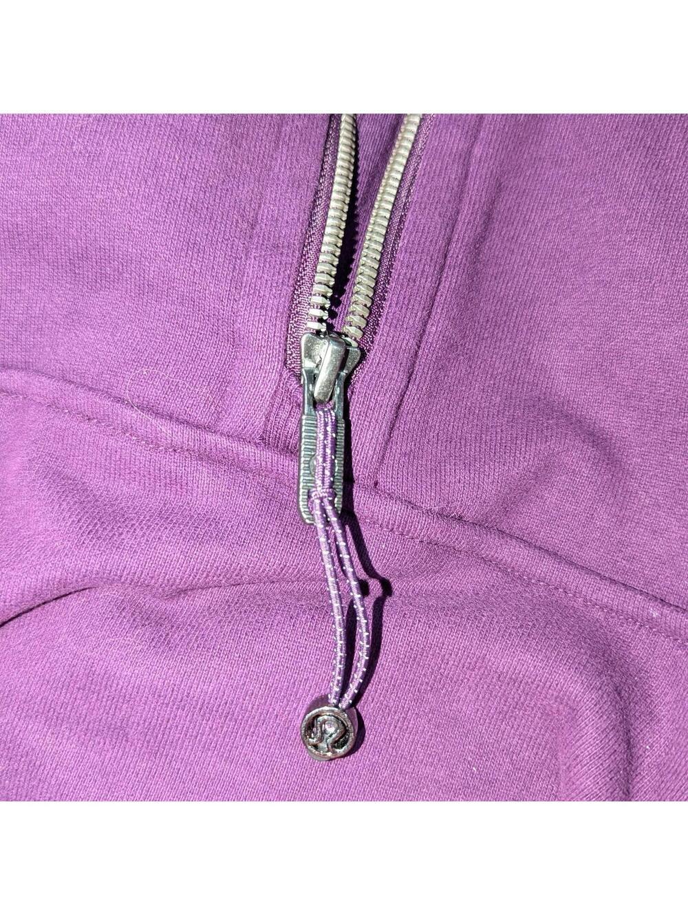 Lululemon Scuba Oversized 1/2 Zip Hoodie XS/S Dramatic Magenta Half Zip - Picture 8 of 9